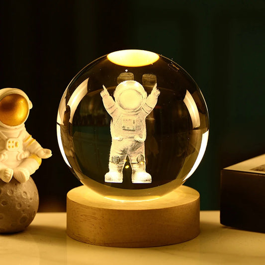 Space Boy Light Globe